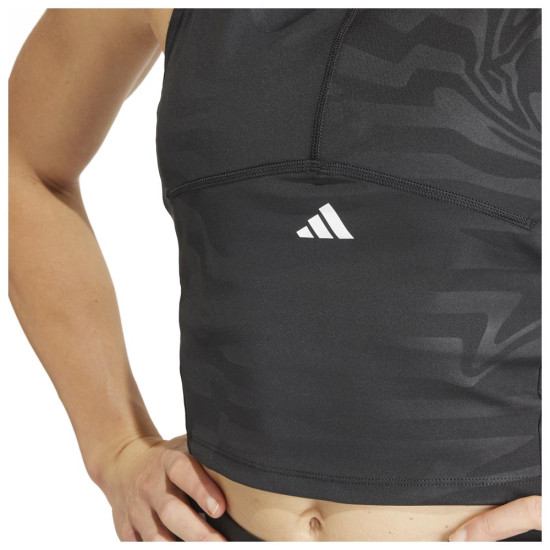 Adidas Γυναικεία αμάνικη μπλούζα Techfit Printed Crop Training Tank Top
